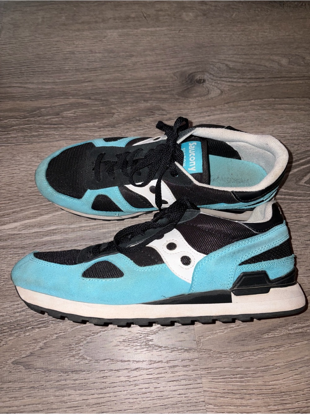 Saucony Shadow Original Lace Up Sneakers Blue/Black/White S2108-611
